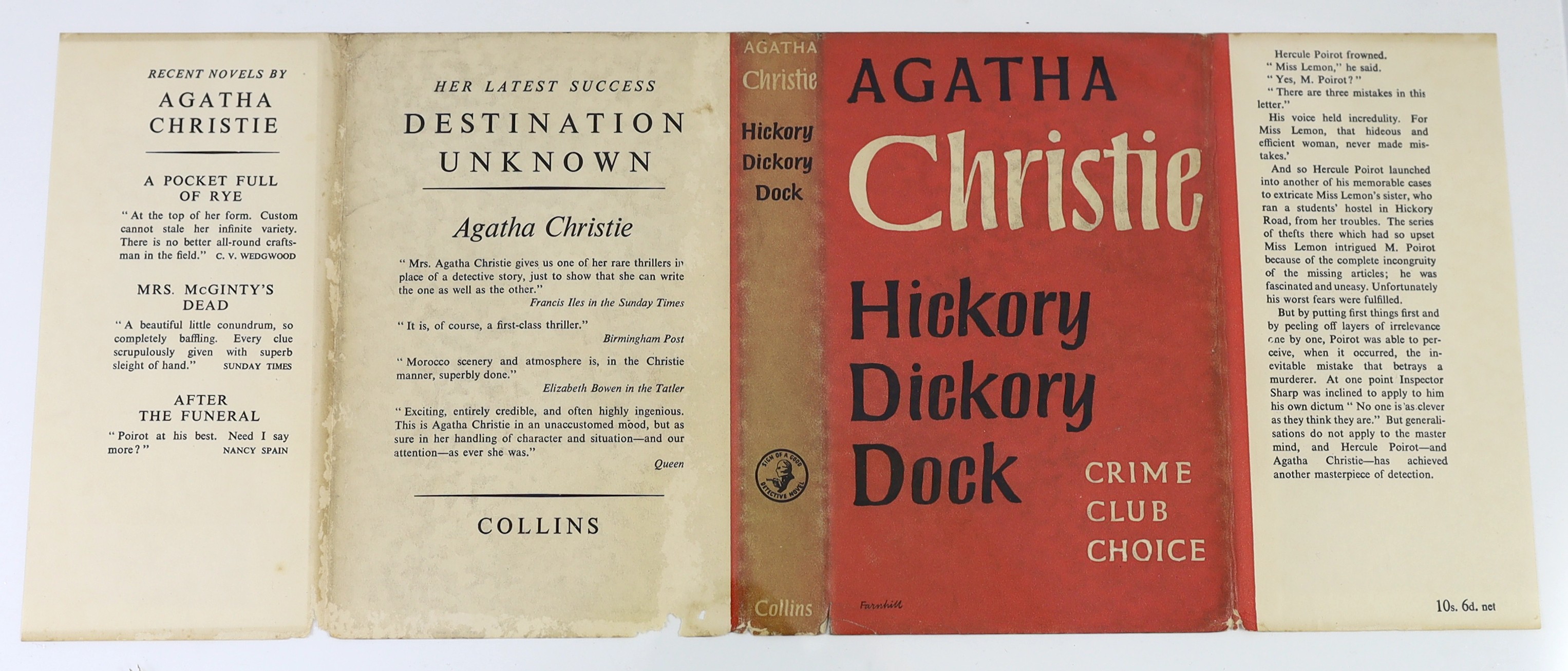 Christie, Agatha - Hickory Dickory Dock, 1st edition